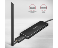 Axagon HMC-WL9 USB-C 10Gbps Wireless Charging 9in1 hub - 1485465 - zdjęcie 5